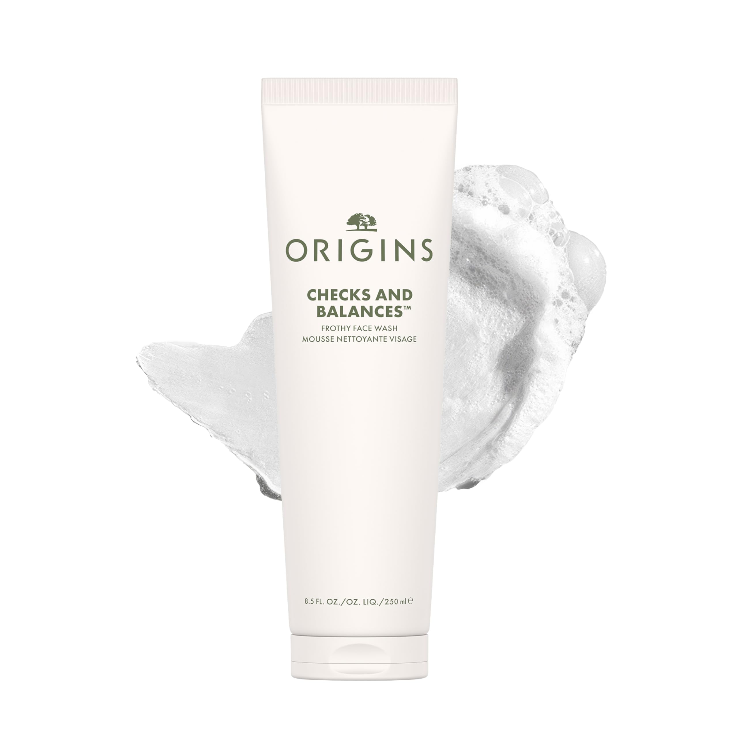 Origins Checks and Balances Frothy Face Wash & Gentle Face Wash for Men and Women | Foaming Facial Cleanser